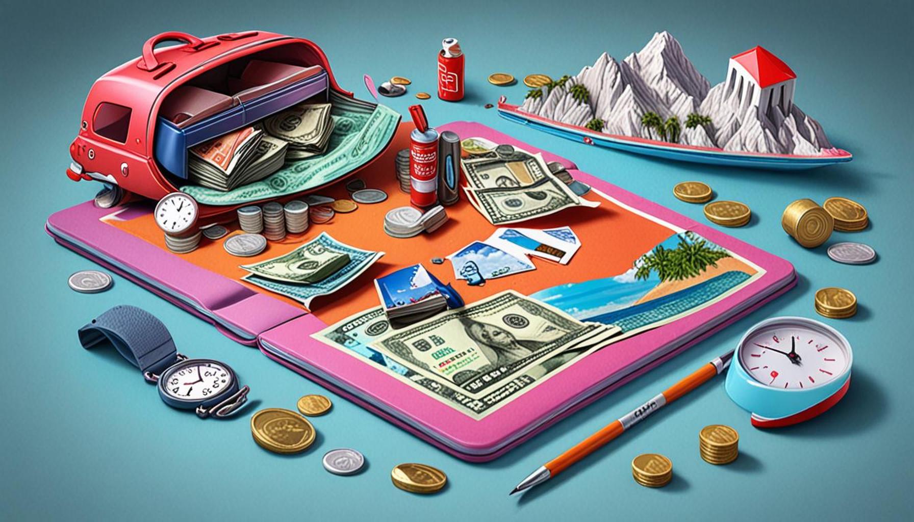 The importance of an emergency fund in the budgeting of tourist itineraries.