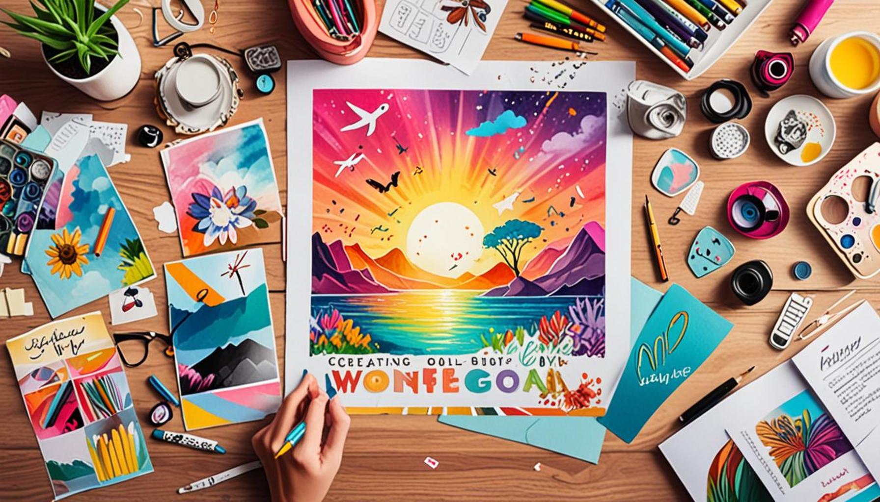 Creating a Vision Board with Positive Affirmations to Inspire Self-Motivation