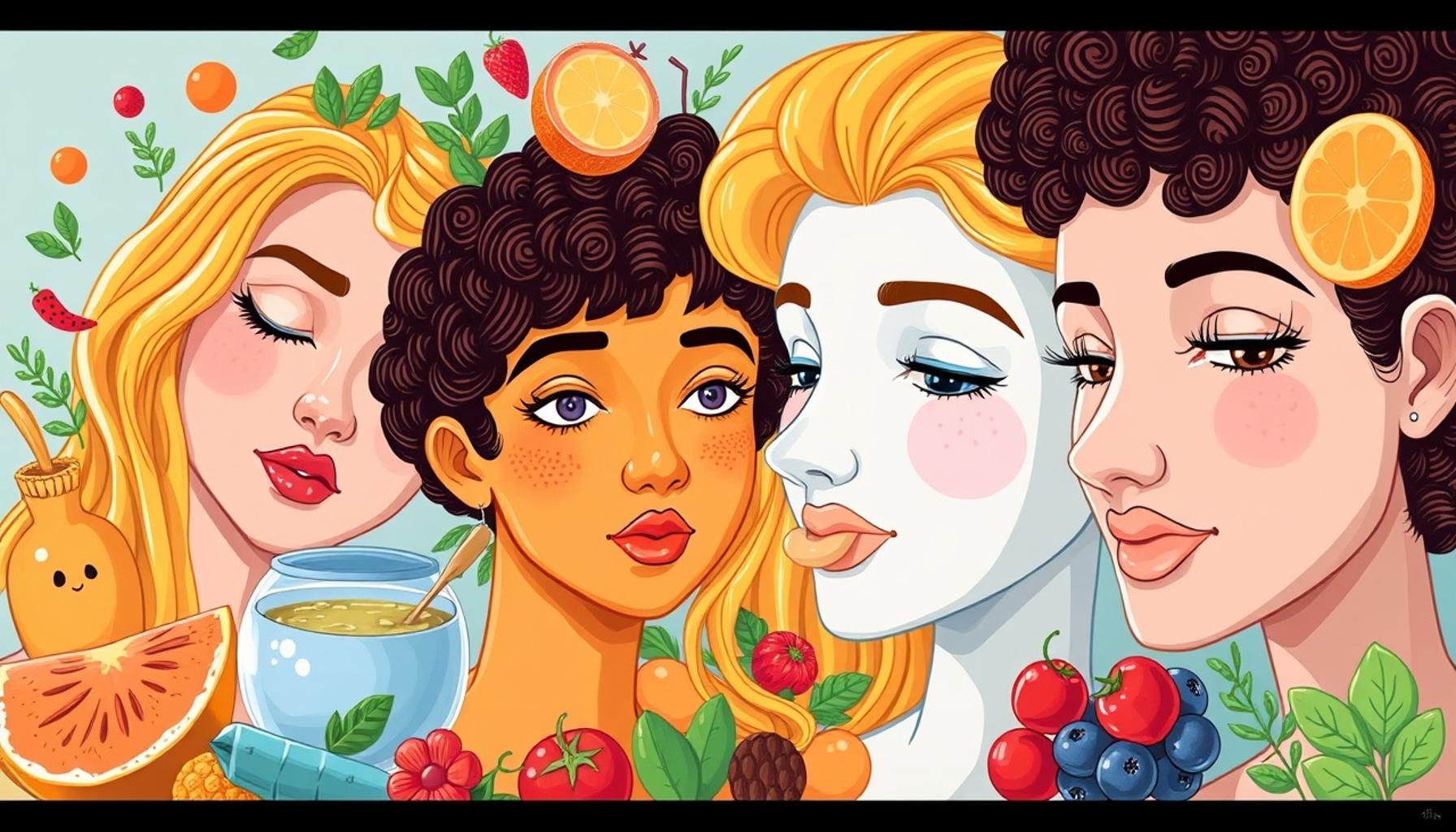 The Influence of Diet on Various Skin Types